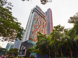 Qliq Damansara Hotel, hotell i Damansara Perdana i Petaling Jaya