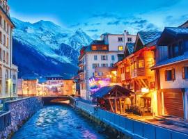 Green Apple Chamonix, centre, parking, ski-in/out