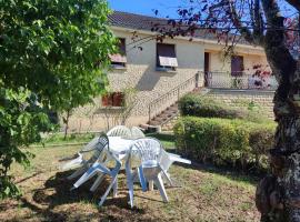 Mājdzīvniekiem draudzīga viesnīca Maison de vacances en Dordogne pilsētā Lanquais