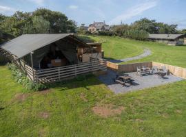 란제니스에 위치한 호텔 Burryholmes - Safari Glamping Tent - Llangennith