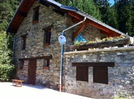 Maison de 5 chambres avec jardin amenage et wifi a Seez a 7 km des pistes, sumarhús í Séez