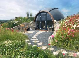 Hilltop Hideaway - Secluded pod with private hot tub, hotel din Newry