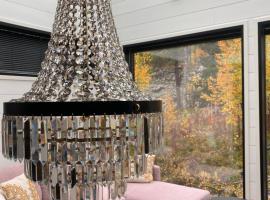 Glass Ceiling Suite Kipinä – domek wiejski w mieście Sirkka