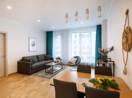 Riverside Design Apartment with underground private parking