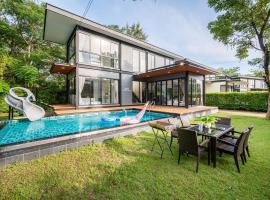 AnB Loft poolvilla 3BR/3bath close Jomtian beach, hotel v destinaci Ban Huai Yai
