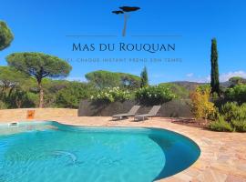 Le Mas du Rouquan, hotel amb aparcament a Vidauban