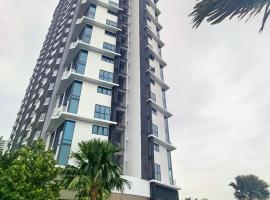 Almas Suites CoupleSeaview 100mbps Netflix By STAY, ξενοδοχείο σε Nusajaya