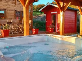 Sauna spa la Bellevue, casa de temporada em Triembach-au-Val