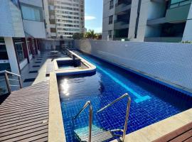 3 SUITES Vista Mar - WI-FI, PISCINA, SAUNA, ACADEMIA, GARAGEM 2 CARROS, מלון ליד Ilheus Port, איליאוס