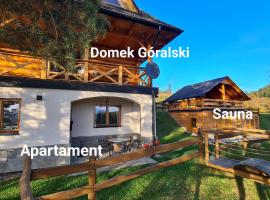 Domek Góralski nad Czorsztynem - Kluszkowce, hotell nära Alpine Coaster Ski Lift, Kluszkowce