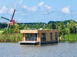 Surla houseboat "Aqua Zen" Kagerplassen with tender, boat in Kaag