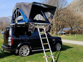 Scott Rooftop Tent Rental from ElectricExplorers, luksustelt i Hawkshead