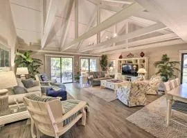 Palmetto Dunes Villa with Deck and Lagoon Views!