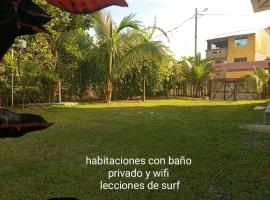 OCEANSURF hosteria, penzion v destinaci Mompiche