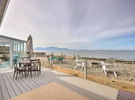 Oceanfront Ferndale Oasis with Fire Pit, Grill!