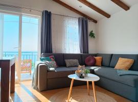 Apartmani Mira Brela、ブレラのホテル