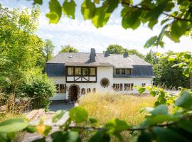 Landhaus Karbach komplett oder einzelne Wohneinheiten Villa inkl Sauna bzw Waldhäuschen, holiday rental in Hirten