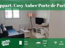 Appart Cosy Auber Porte de Paris, отель в городе Обервилье, рядом находится Станция метро Fort d'Aubervilliers