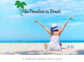 Villa Paradise in Brazil - Praia de Guaratiba Prado-BA, ξενοδοχείο σε Prado