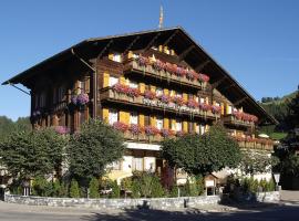 Hotel Saanerhof, hotel s parkiriščem v mestu Gstaad