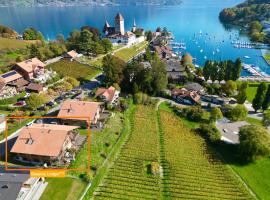 Seaside-Lodge, Top Apartment, cabană din Spiez