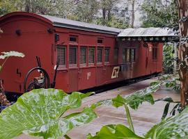 Mt Nebo Railway Carriage and Chalet，Mount Nebo的有停車位的飯店