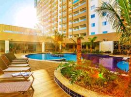 Olímpia Park Resort-frente Thermas Laranjais-apt 5 p, hotel v mestu Olímpia