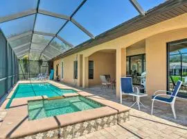 Private Pool and Grill Canalfront Cape Coral Home
