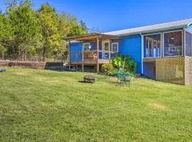Granvilles Blue Cottage Porch and River View!