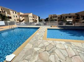 charmand studio en résidence avec piscine, hôtel à Bandol
