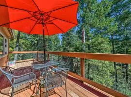 Cloudcroft Cabin with Deck Less Than 2 Mi to Downtown!