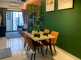 Green Style 2BR/4PX Near Desk Park & Mont Kiara, feriebolig i Kuala Lumpur