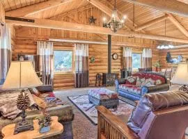 Hill City Log Cabin with On-Site Trout Fishing!