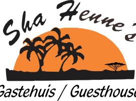Sha-henné's Guesthouse, hotel in Zeerust