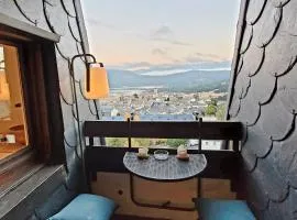 Studio avec très belle vue sur les Angles et proche des pistes