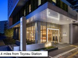 hotel MONday Premium TOYOSU, hotell nära Tatsuminomori Kaihin Park, Tokyo