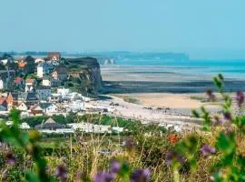 Maison de 3 chambres a Quiberville a 100 m de la plage avec jardin clos