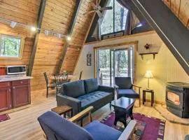A-Frame Cabin with Deck and Grill in Pinetop!