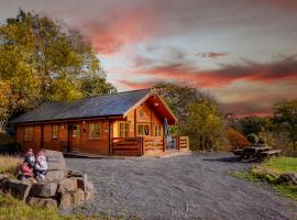 George Cabin - Log Cabin in Wales with Hot tub, hotel cu parcare din Newtown