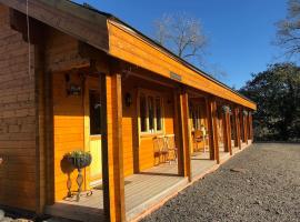 APPLE Cabin - Little Log Cabin in Wales, hotell nära Dolforwyn Castle, Newtown