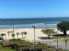 Apartamento Frente ao Mar Santos II, hotel cerca de Estadio Espanha, Santos