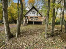 Tree-Lined Pocono Lake Cabin, Trails On-Site!