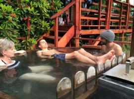 Loft Canelo - con hot tub exclusivo, cercano a termas y lago: Coñaripe'de bir tatil evi
