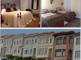 Beautiful Edwardian Victorian Homestay B&B, viešbutis mieste San Fransiskas