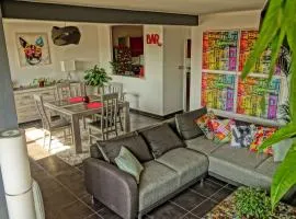 le Patchwork-Loft calme et cozy+parking privé
