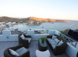 Vacation house with stunning view - Vari Syros, family hotel in Vari