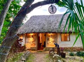 Encantadora Villa Maya tradicional en Rancho Agroecologico, villa en Tzucacab
