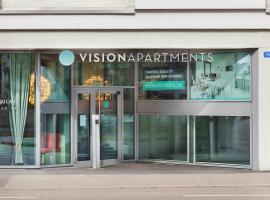 VISIONAPARTMENTS Basel Nauenstrasse - contactless check-in, aparthotel u Baselu