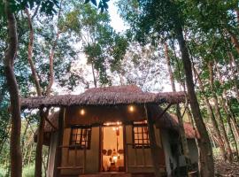 Hotel Cabañas Aldea Maya, hotel poblíž významného místa Calakmul Ruins, Xpujil