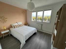 Appt 2 chambres proche gare fibre wifi